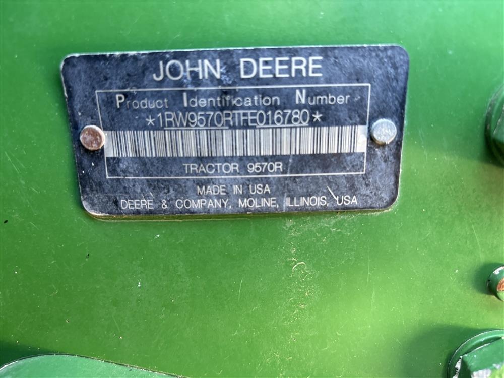 2015 Deere 9570R for Sale