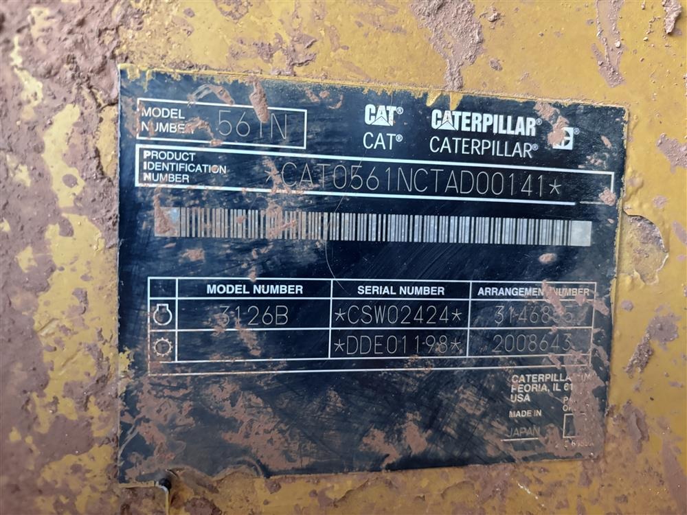 2008 Caterpillar 561N for Sale