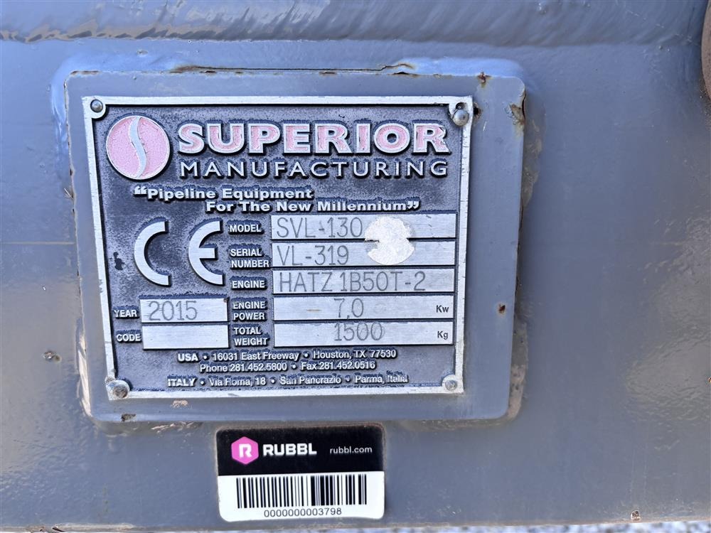 2015 Superior SVL-130 for Sale
