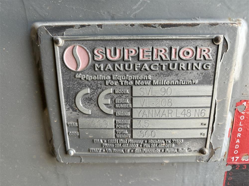 2009 Superior SVL-90 for Sale