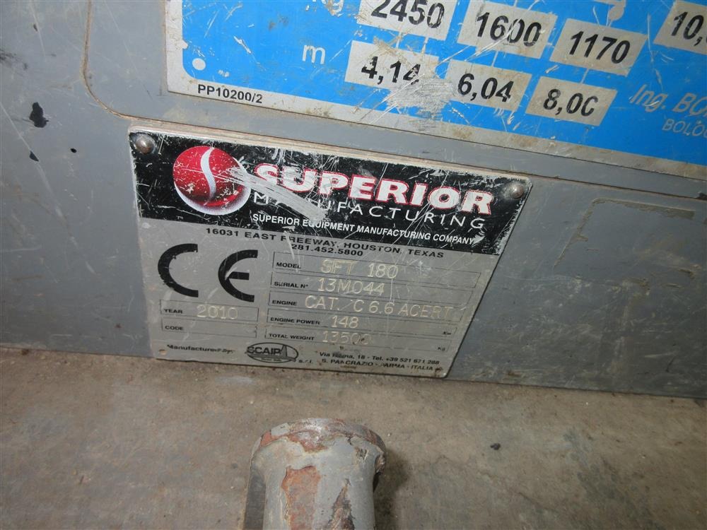 2010 Superior SFT-180 for Sale