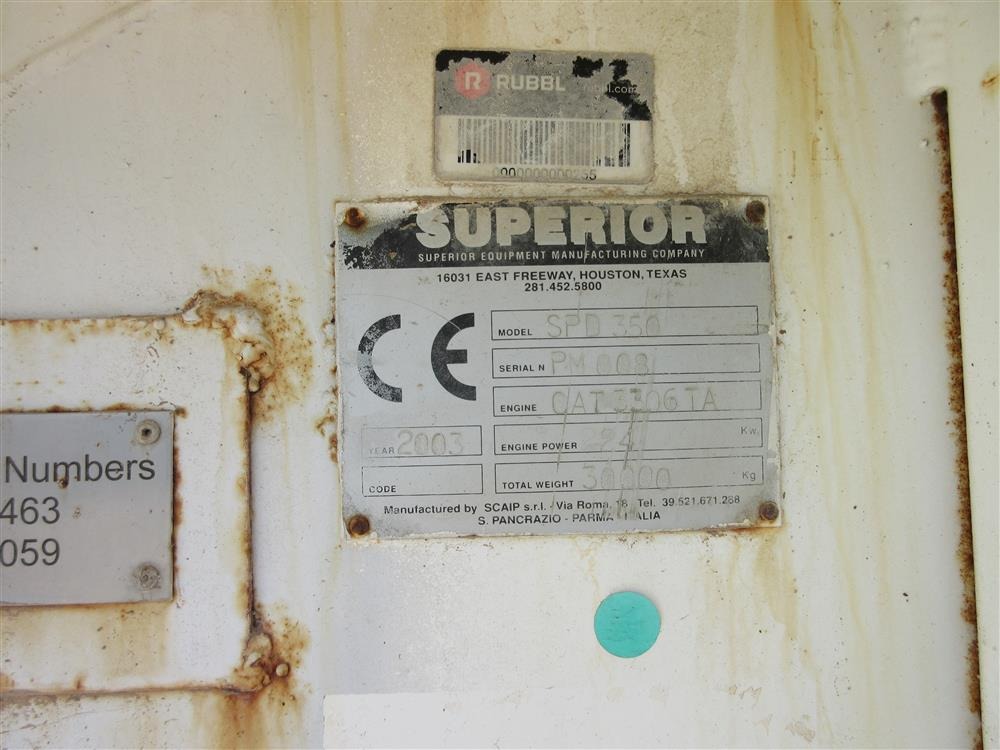 2003 Superior SPD-350 for Sale
