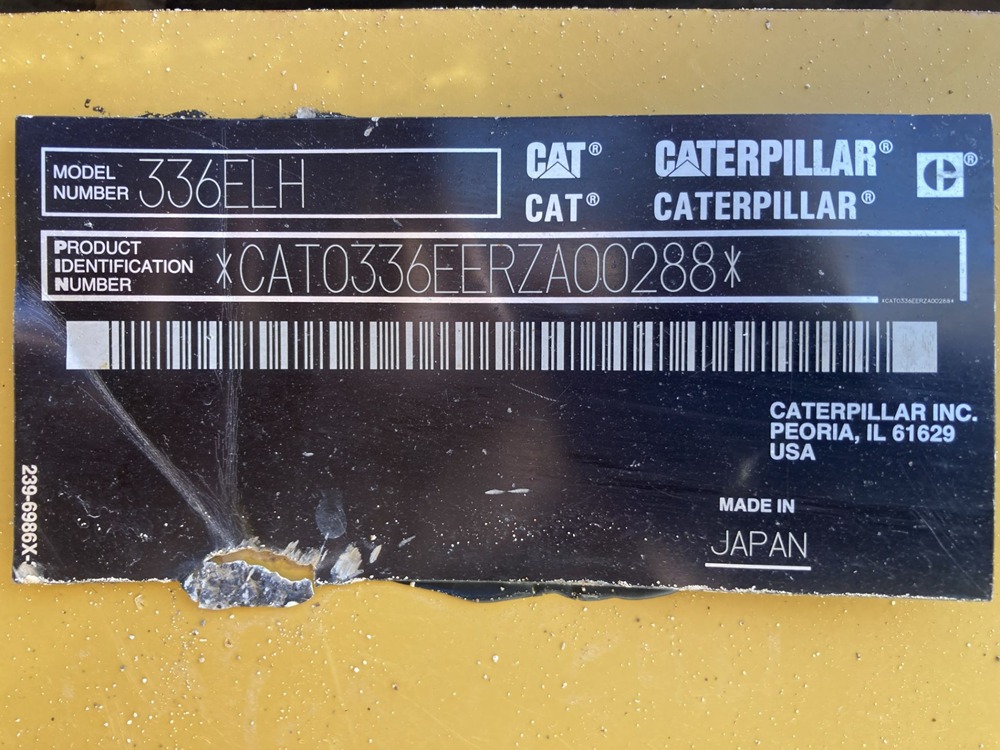 2013 Caterpillar 336EL H for Sale
