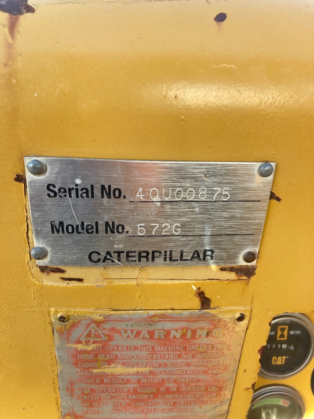1980 Caterpillar 572G-CPX for Sale