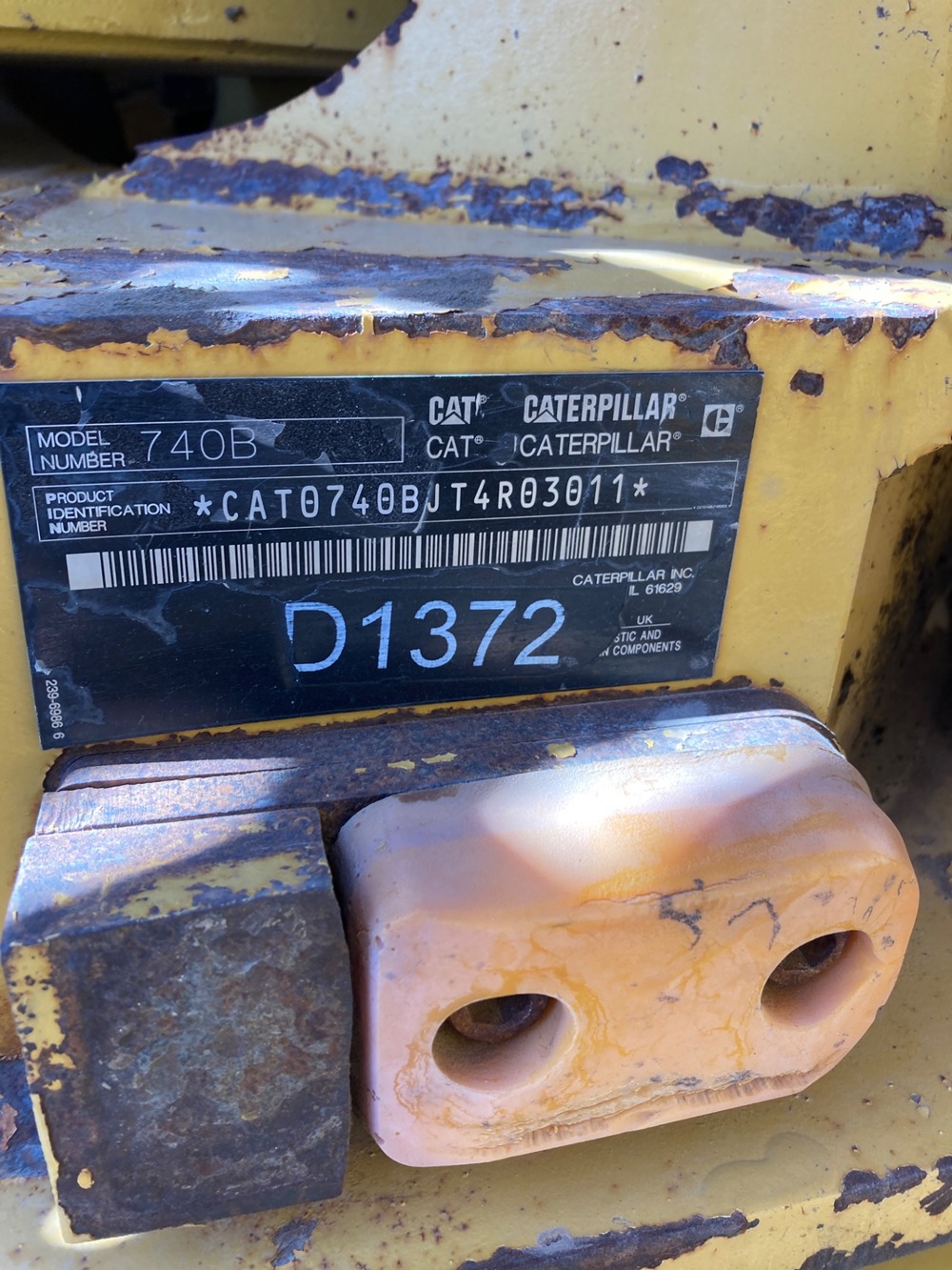 2015 Caterpillar 740B ktec for Sale
