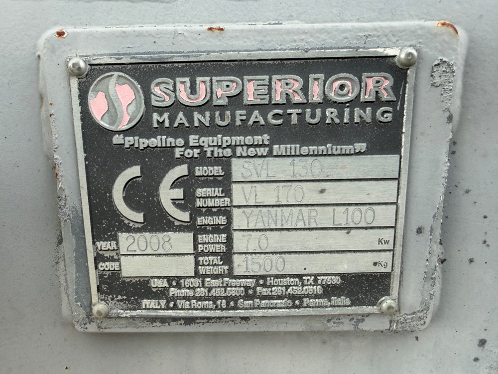 2008 Superior SVL-130 for Sale