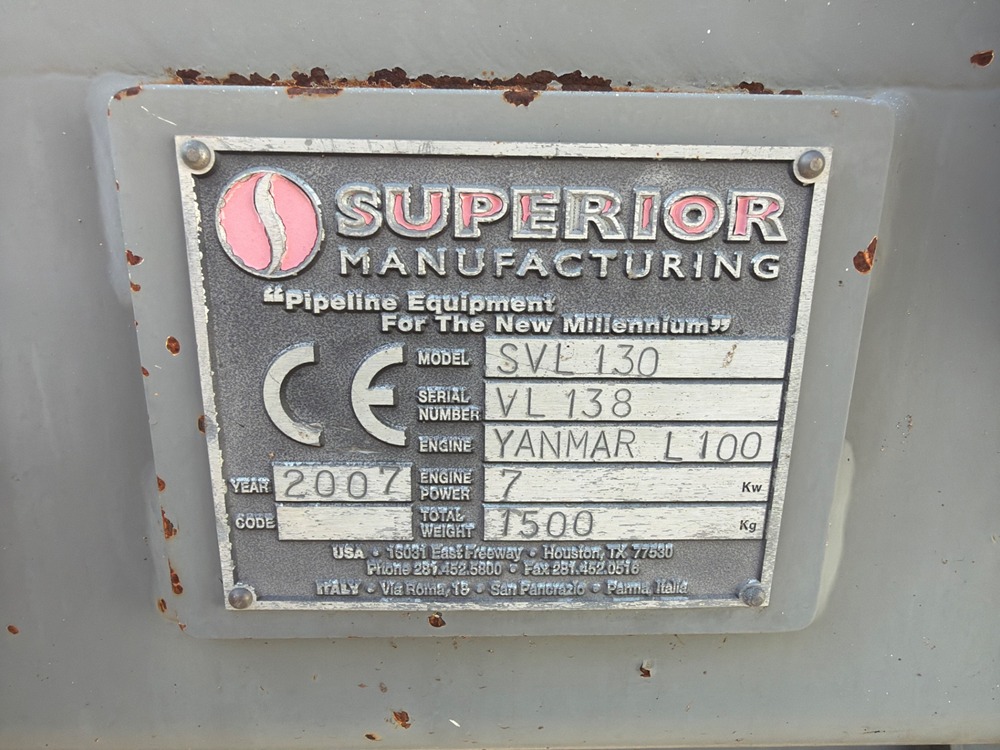 2007 Superior SVL-130 for Sale