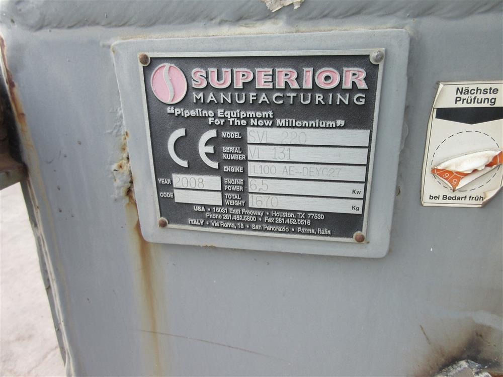 2008 Superior SVL-220 for Sale