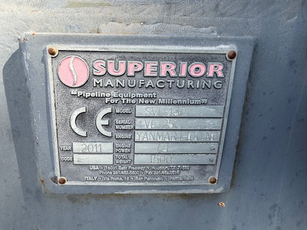 2011 Superior SVL-130 for Sale