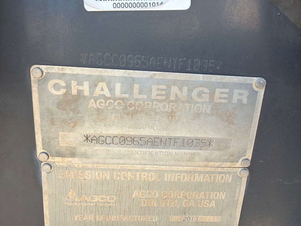 2013 Challenger / AGCO MT965C for Sale
