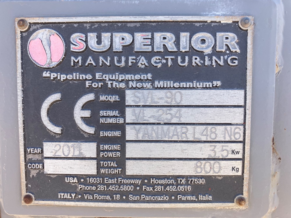 2011 Superior SVL-90 for Sale