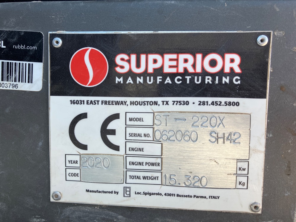 2020 Superior ST220X for Sale